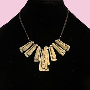 Isadora tribal bib necklace